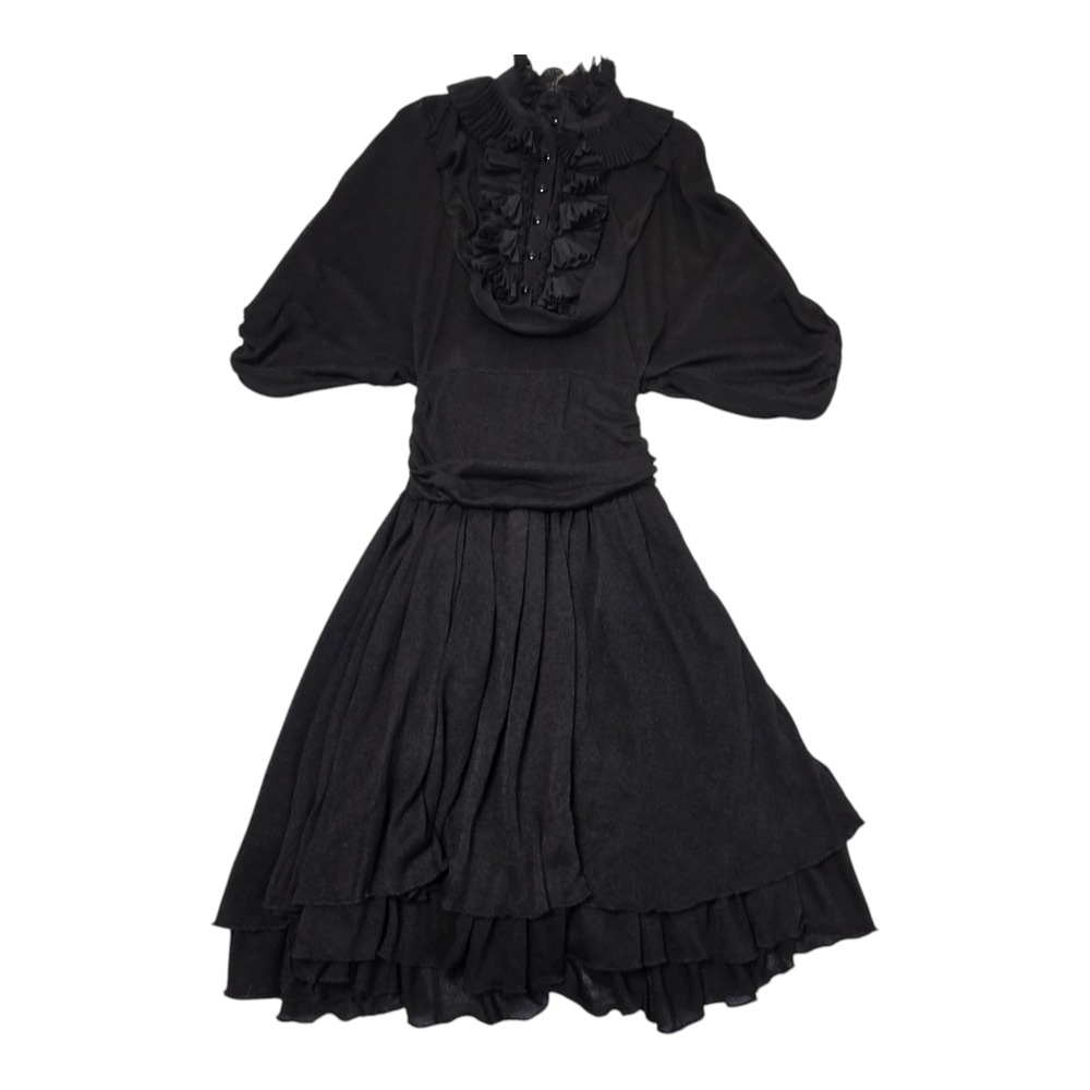 Holy-G Black cocktail dress Small/Medium 26-28 " waist 65% Polyester 35% Rayon